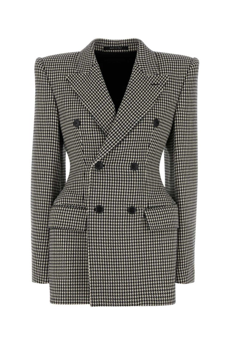 Balenciaga Embroidered Wool Blazer