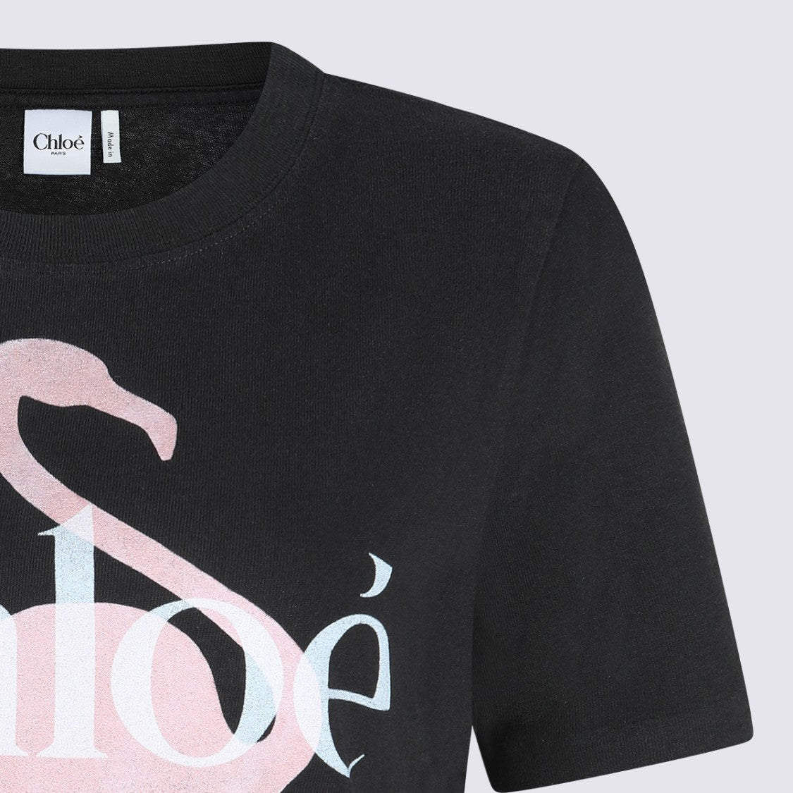 Chloé Black Cotton T-Shirt