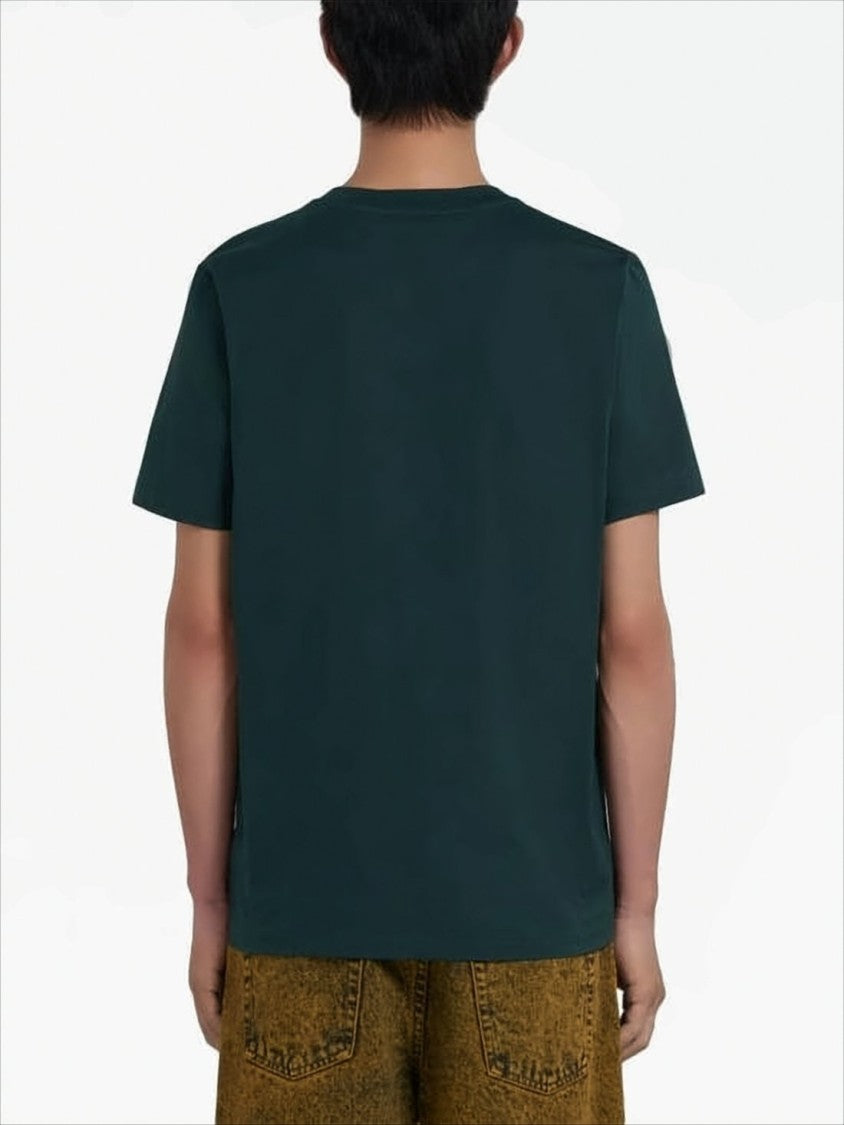 Marni Short-Sleeve T-Shirt With Rectangular Patch Design