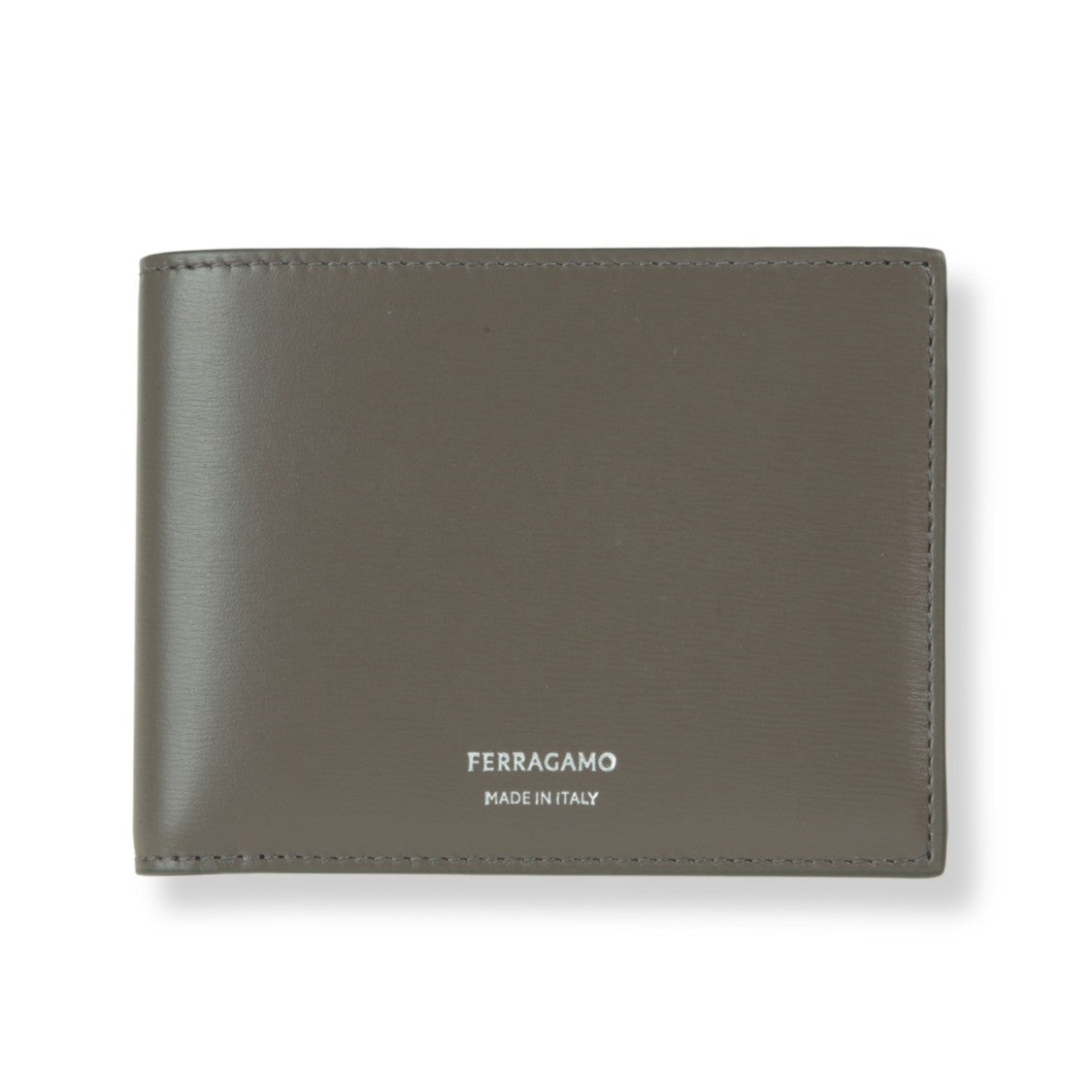 Ferragamo Brown Leather Wallet With Minimalist Design