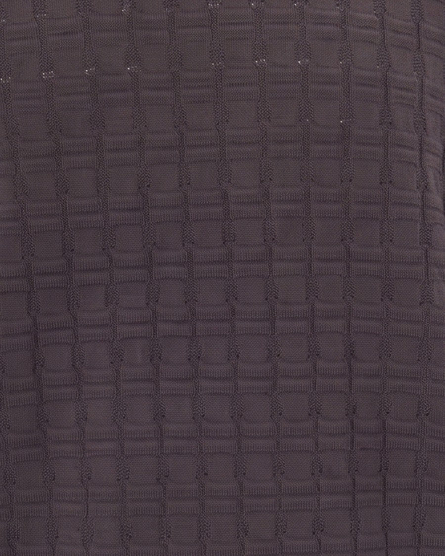 Emporio Armani Textured Wool-Blend Crewneck Sweater