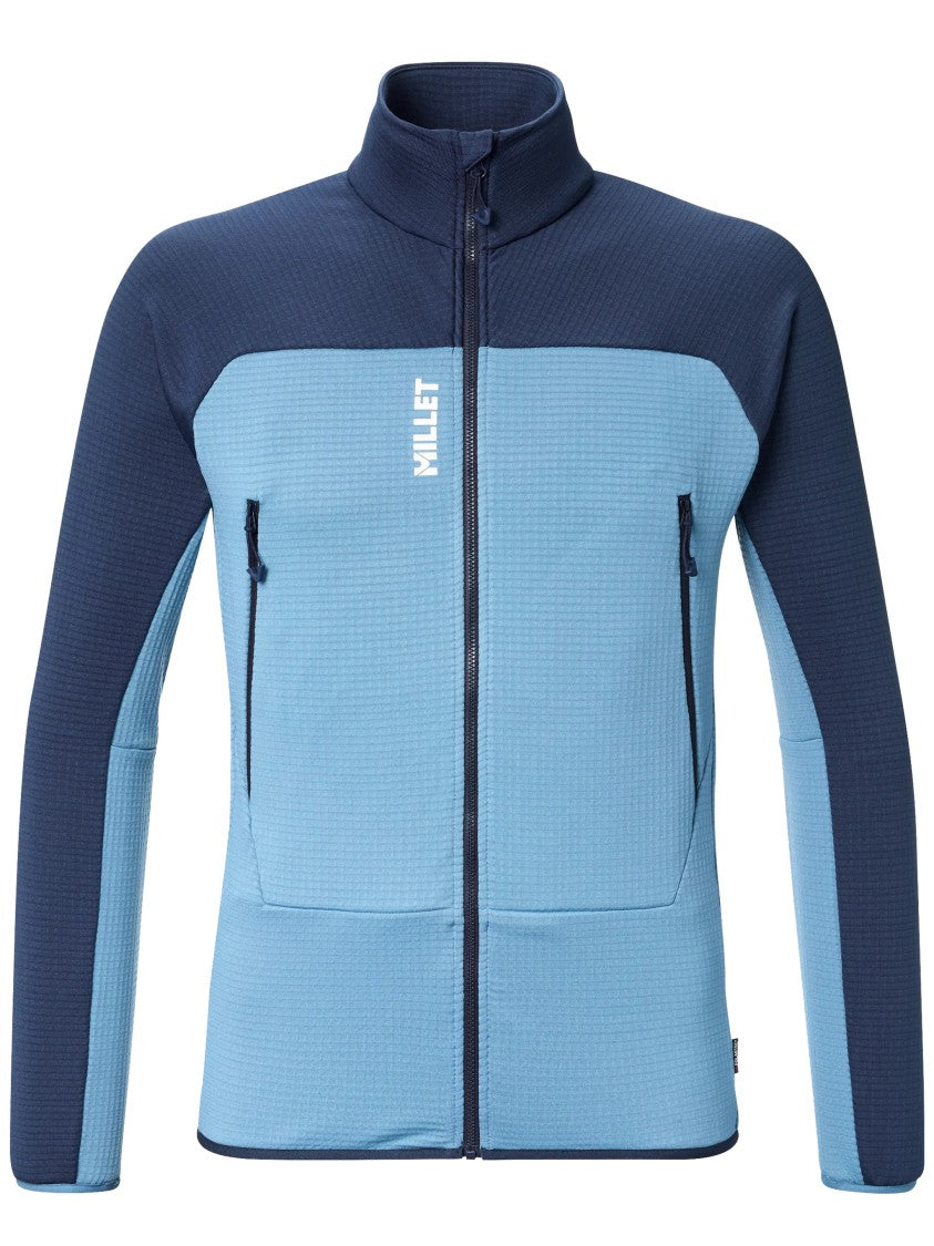 Millet Blue Fusion Grid Textured Active Jacket