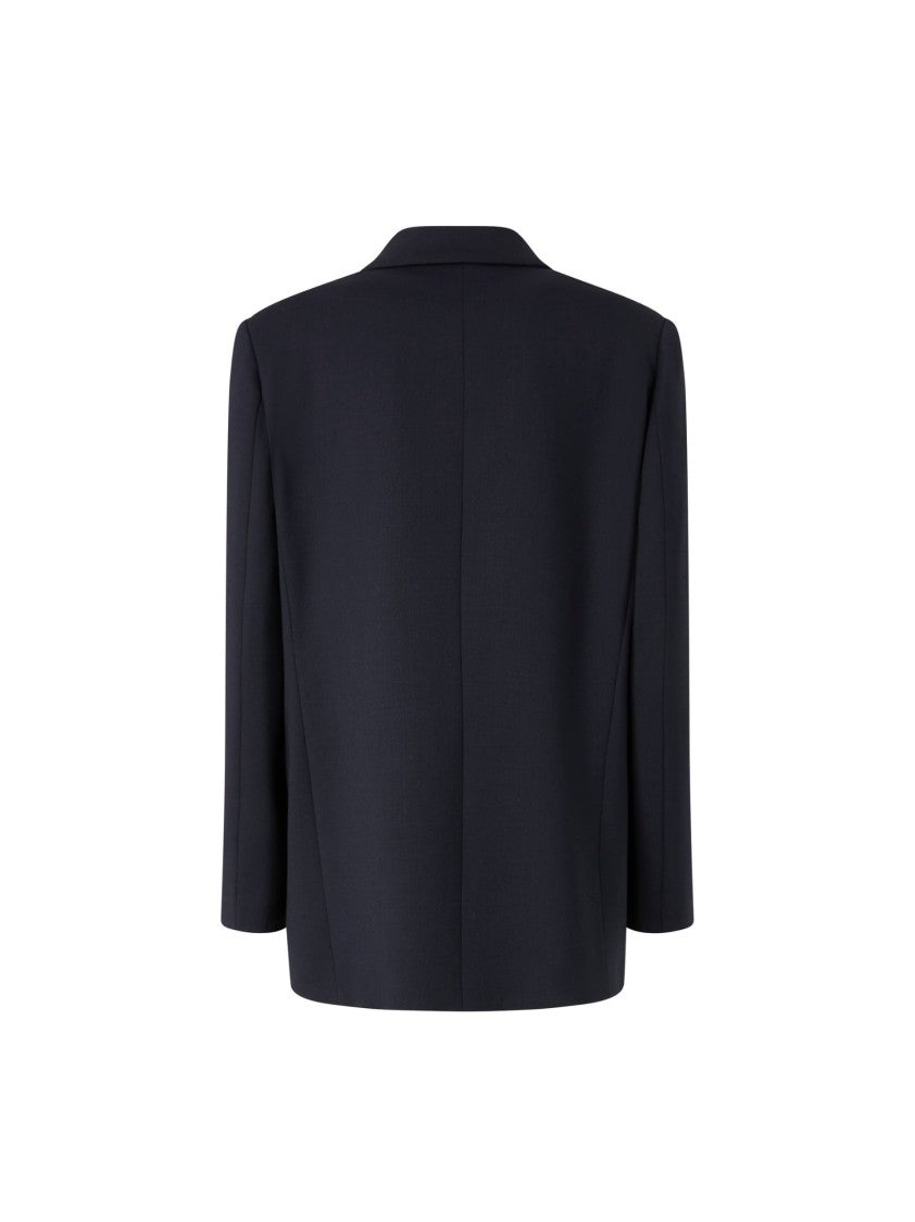 Pinko Navy Blue Double-Breasted Blazer