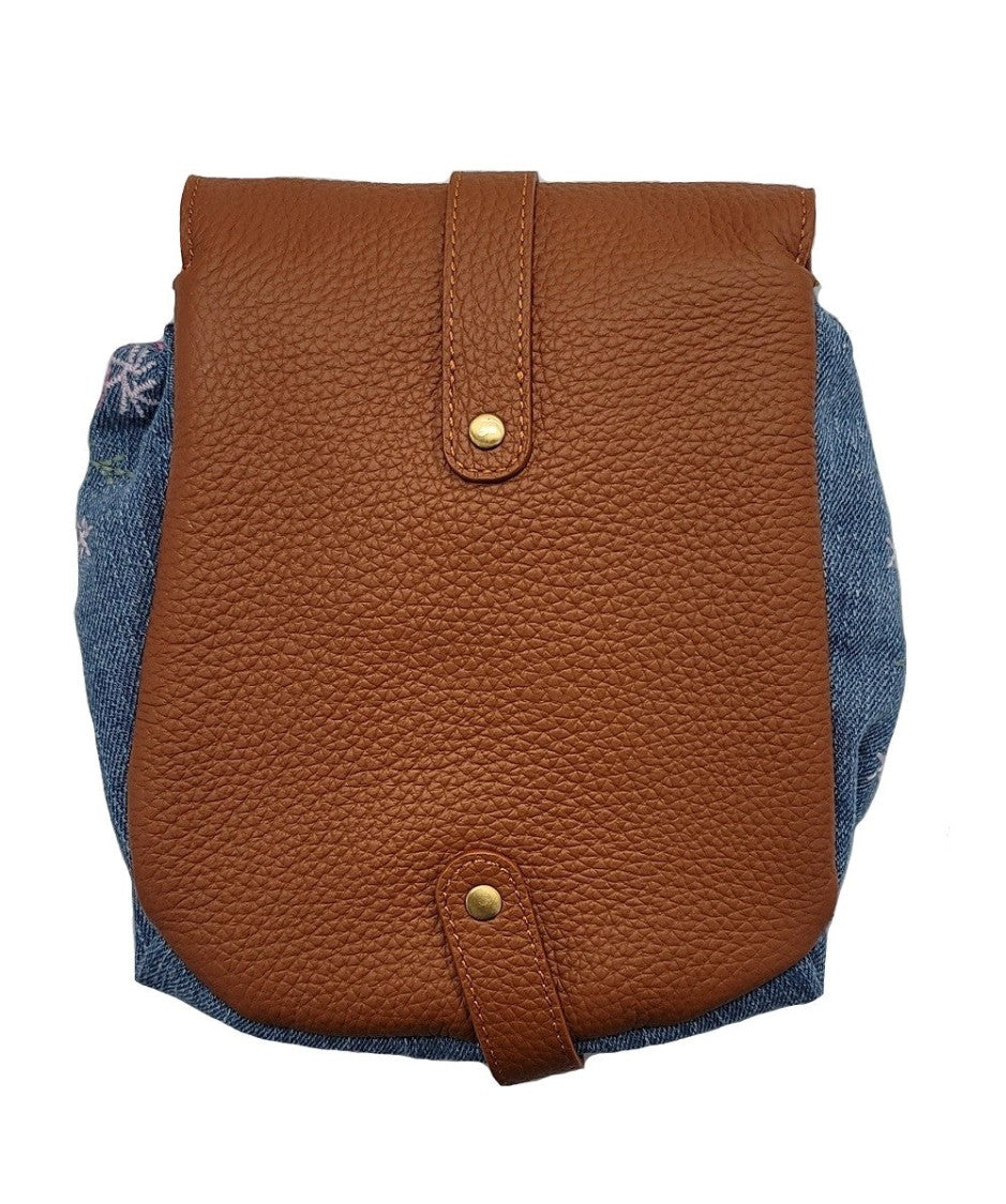 Johnny Was Ashlee Belt Bag O/S Denim Blue - W07823-4