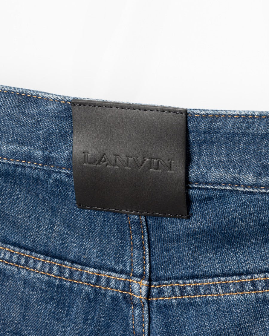 Lanvin Hand-Washed Vintage Straight Fit Denim Pants