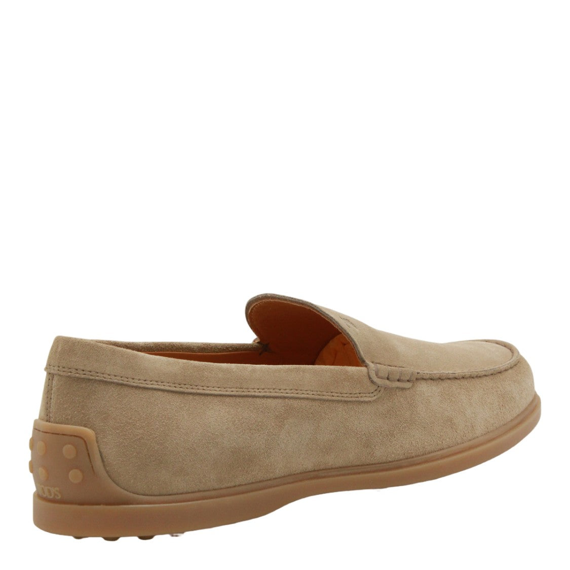 Tod's Sleek Suede Loafers With Rounded Toe