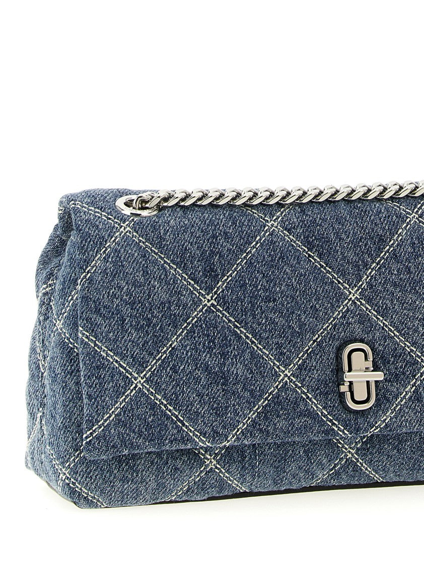 Marc Jacobs 'The Quilted Denim Dual Chain' Shoulder Bag