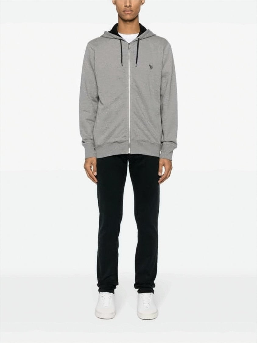 Paul Smith Classic Zip-Up Hoodie With Subtle Logo Embroidery