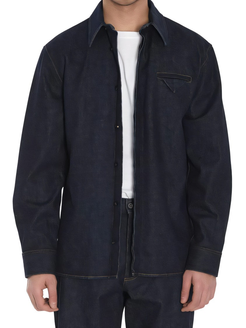 Bottega Veneta Black Long-Sleeve Shirt