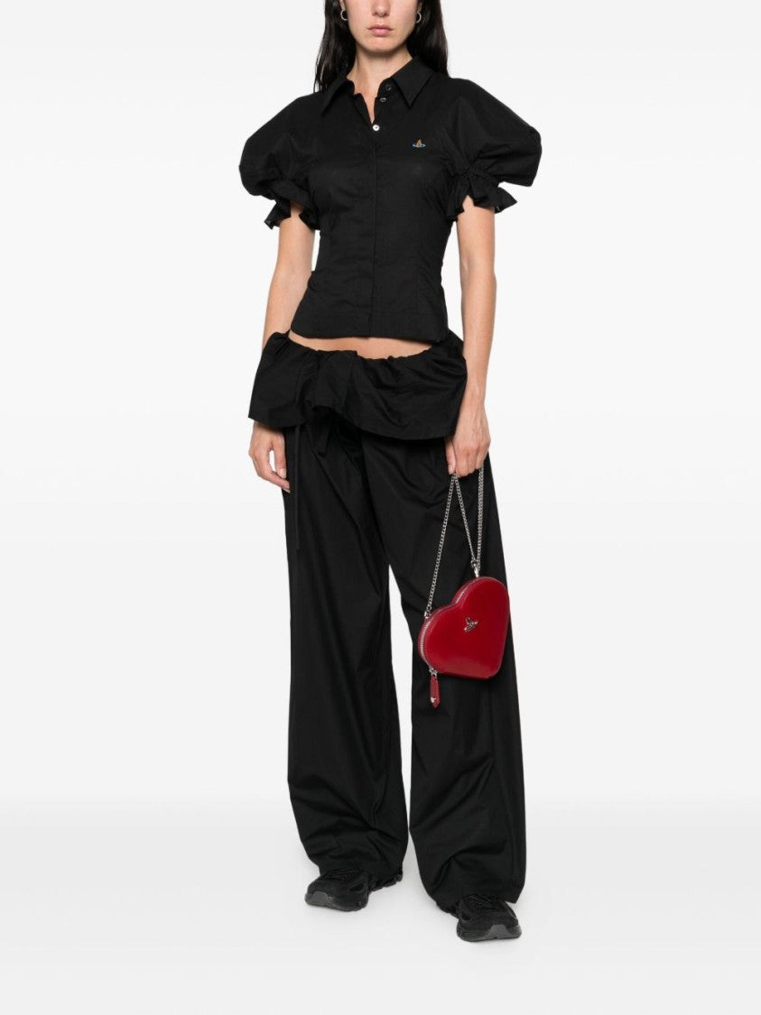 Vivienne Westwood Puff Sleeve Black Top