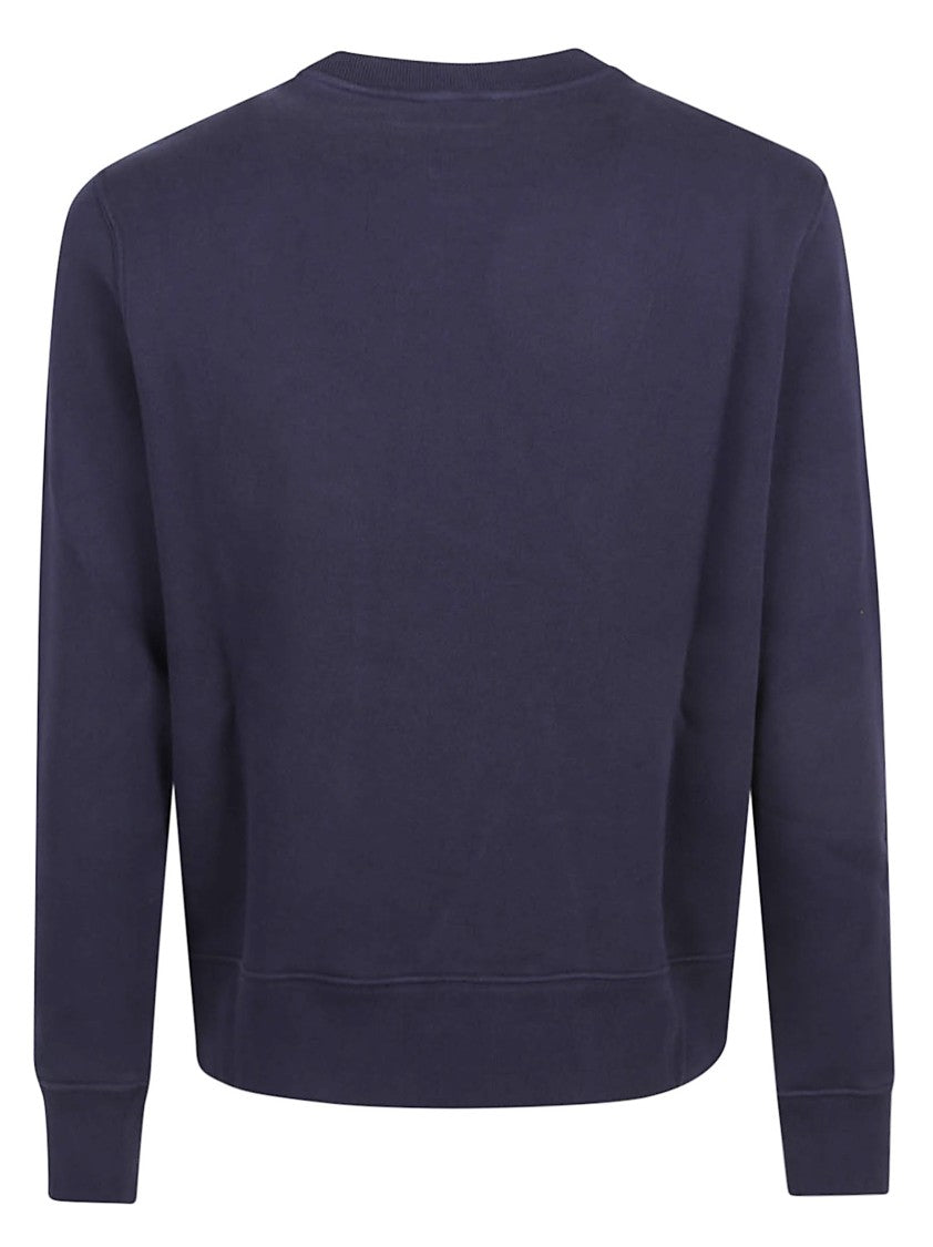 Autry Crew Neck Cotton Logo Sweatshirt