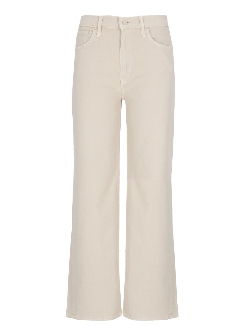 Mother Beige The Dodger Flood Jeans