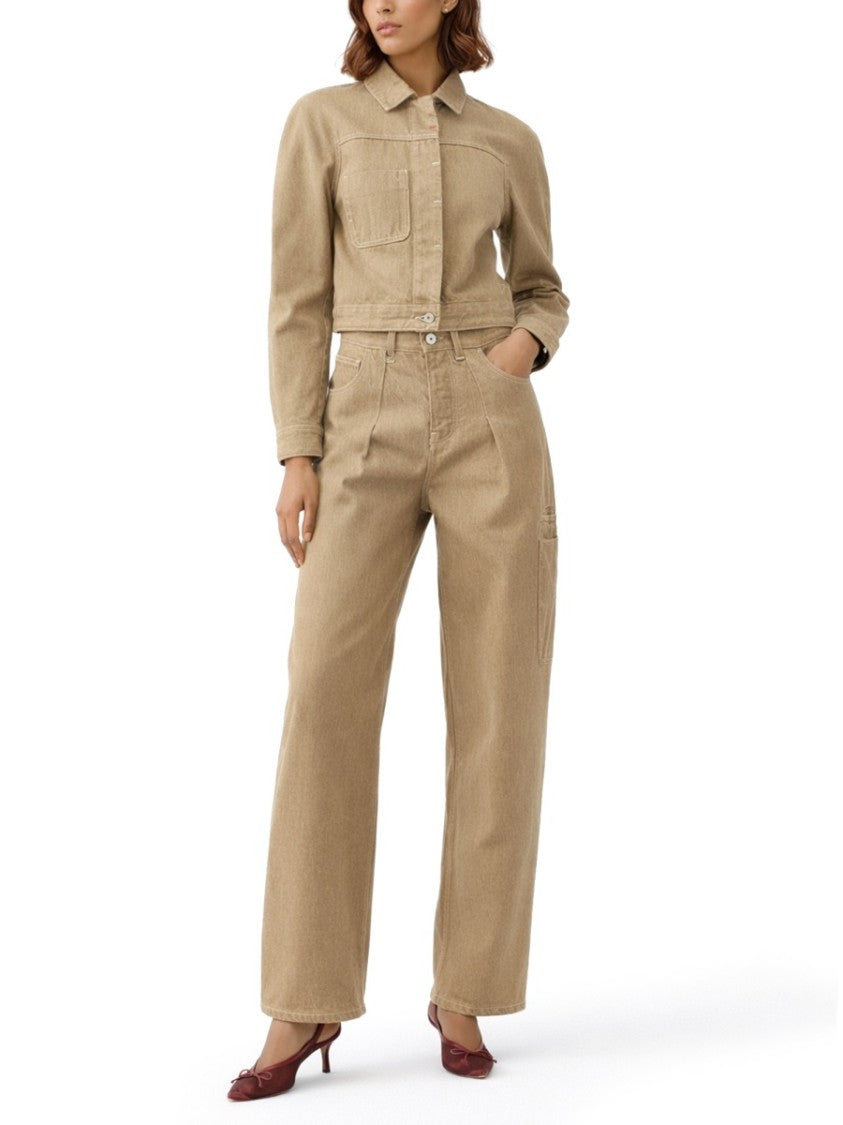 Jacquemus Ovalo Cotton Cargo Cropped Jacket
