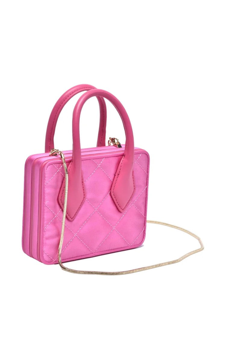 Emporio Armani Rigid Clutch Cotton Polyester - Fuchsia