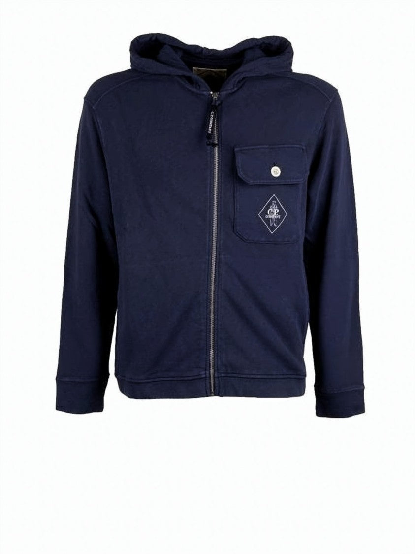 C.P. Company Zip-Up Hoodie With Flap Pocket