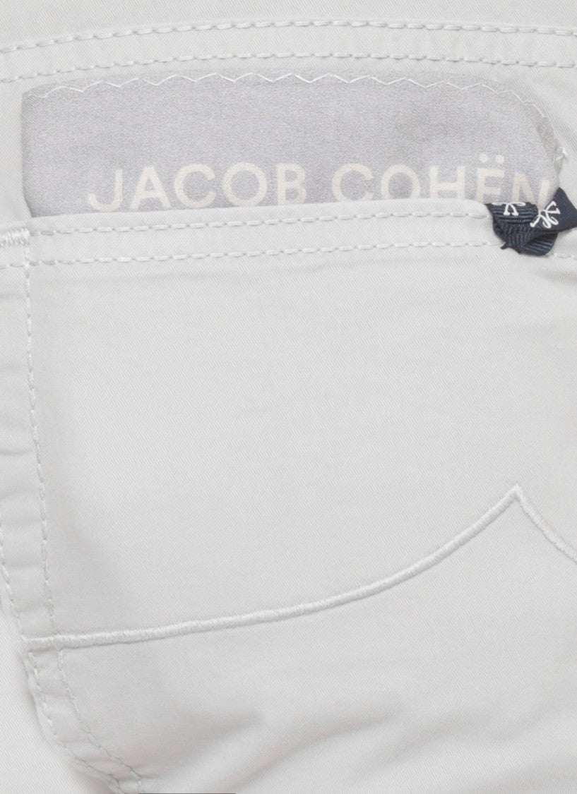 Jacob Cohen Light Grey Nick Cotton Pants