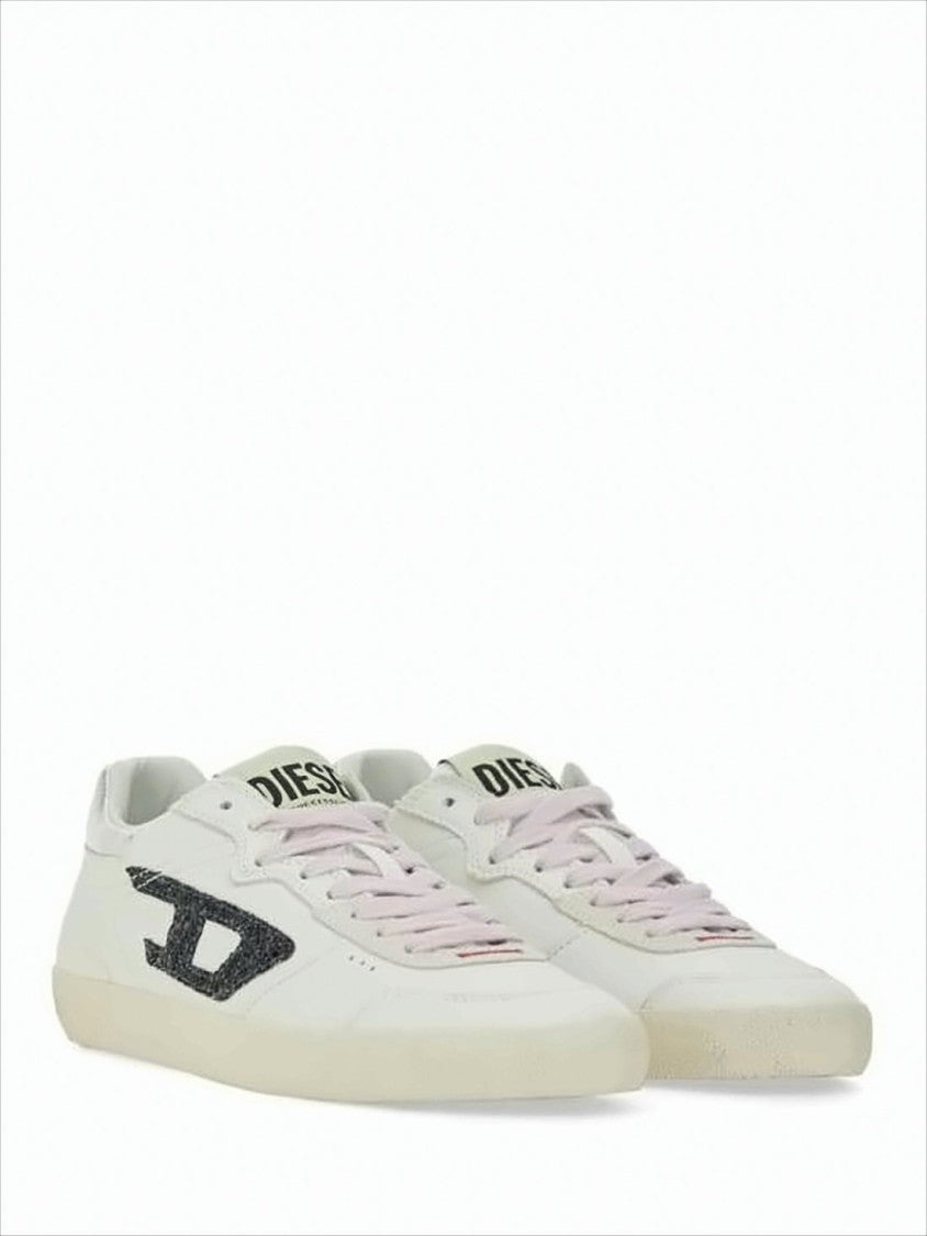 Diesel Smooth Calf Leather Low-Top Sneakers