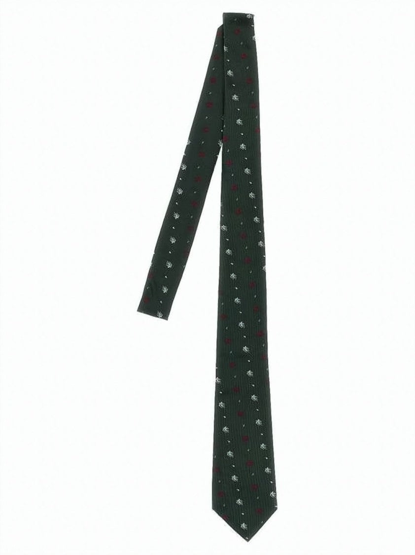 Etro Silk Neck Tie With Subtle Motifs