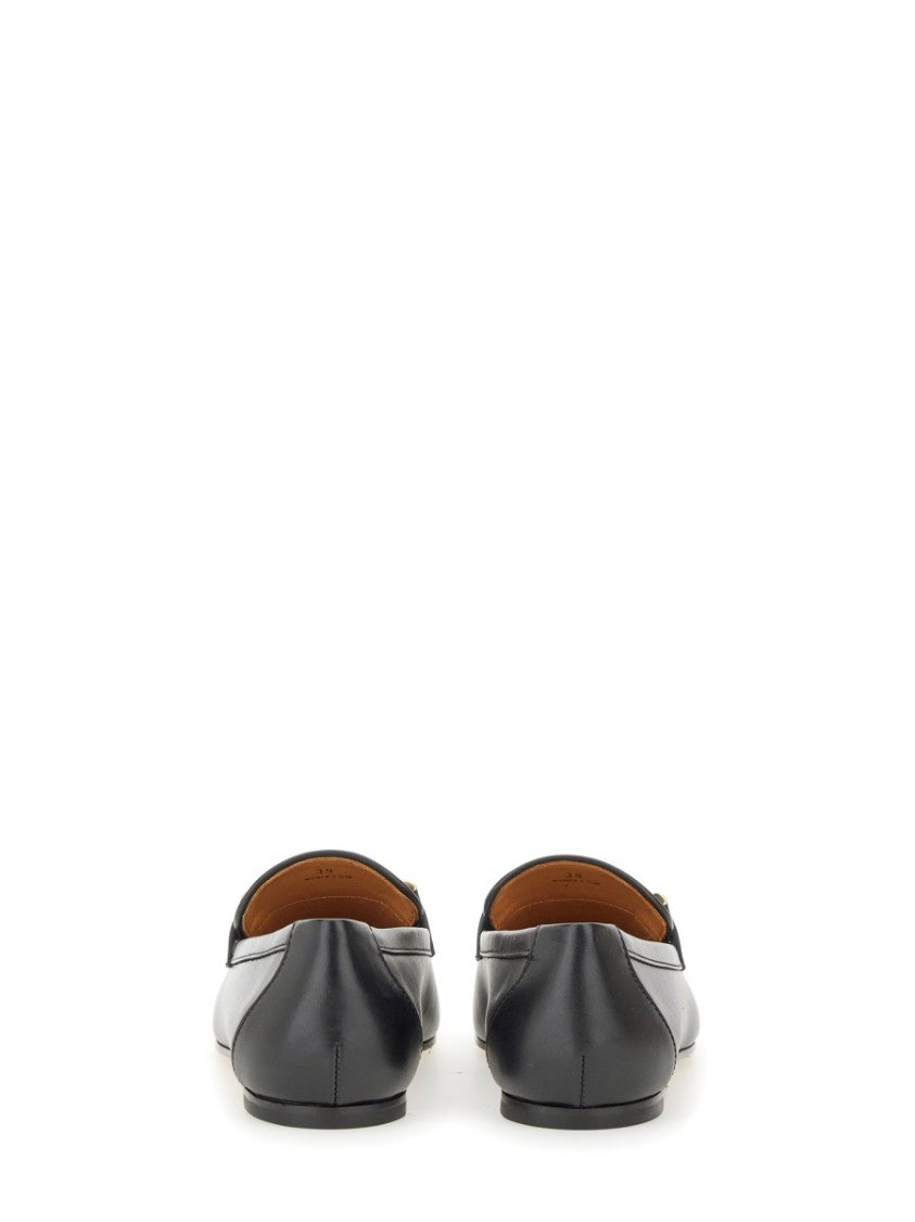 Tod's Pointed Toe Leather Loafers