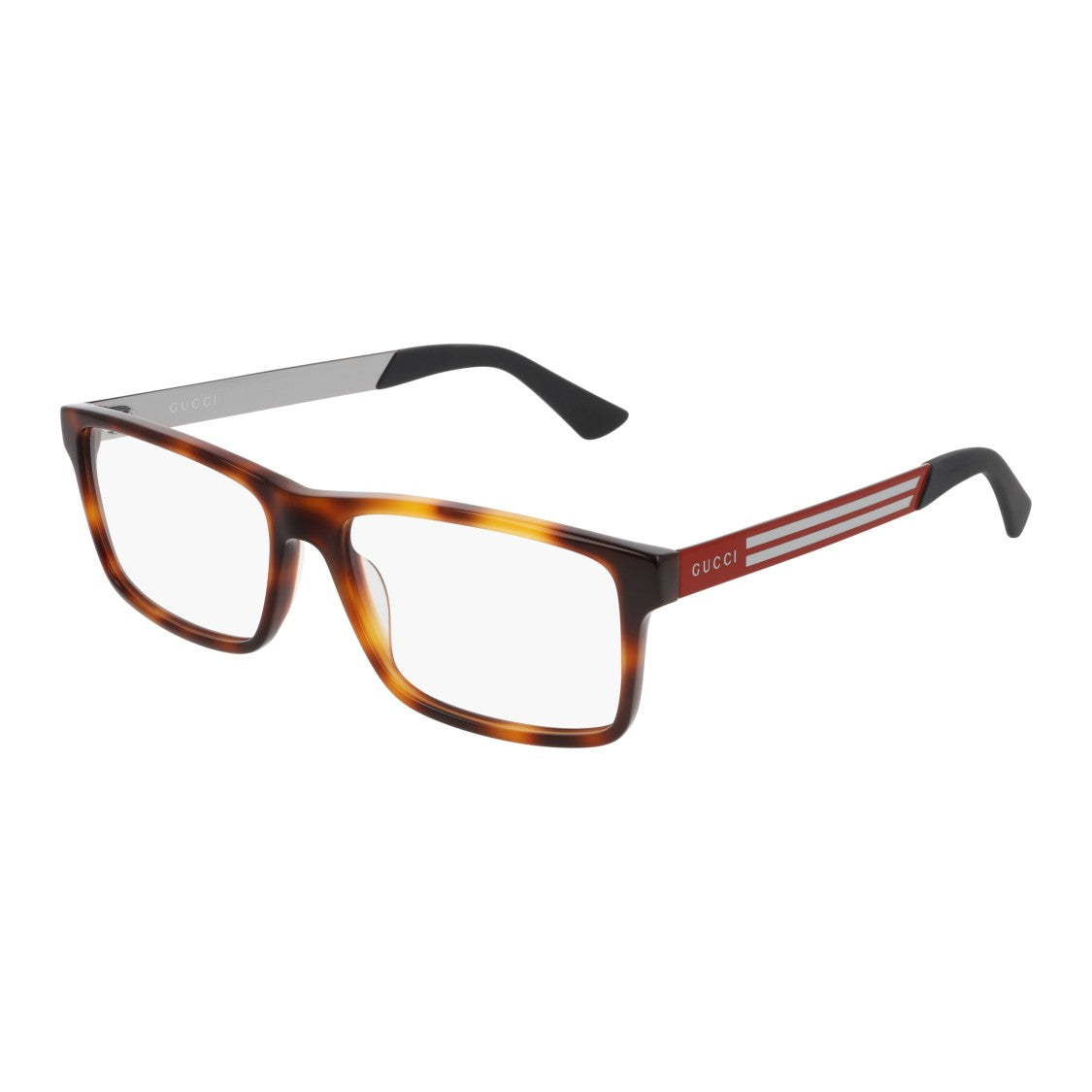 Gucci Gg0692o Rectangular Tortoiseshell Eyeglasses
