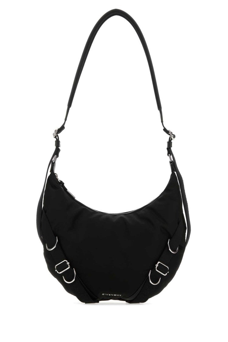 Givenchy Black Nylon Blend Voyou Crossbody Bag
