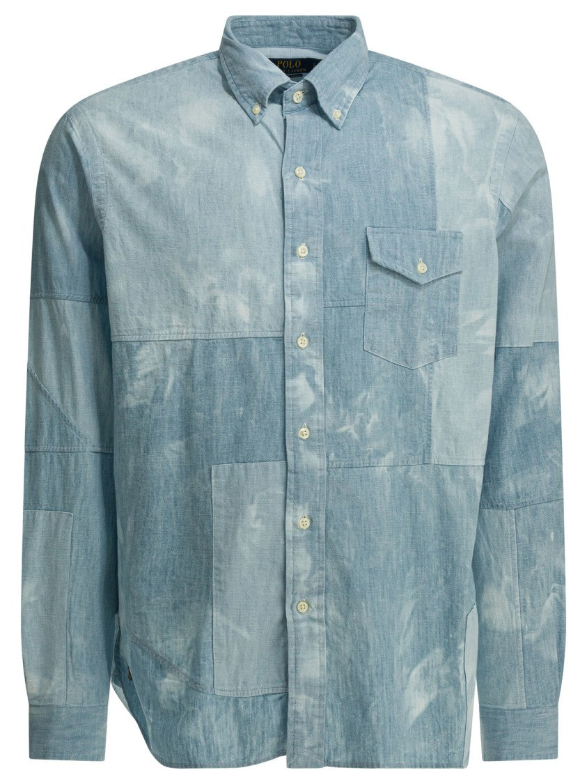 Polo Ralph Lauren Patchwork Design Cotton Shirt