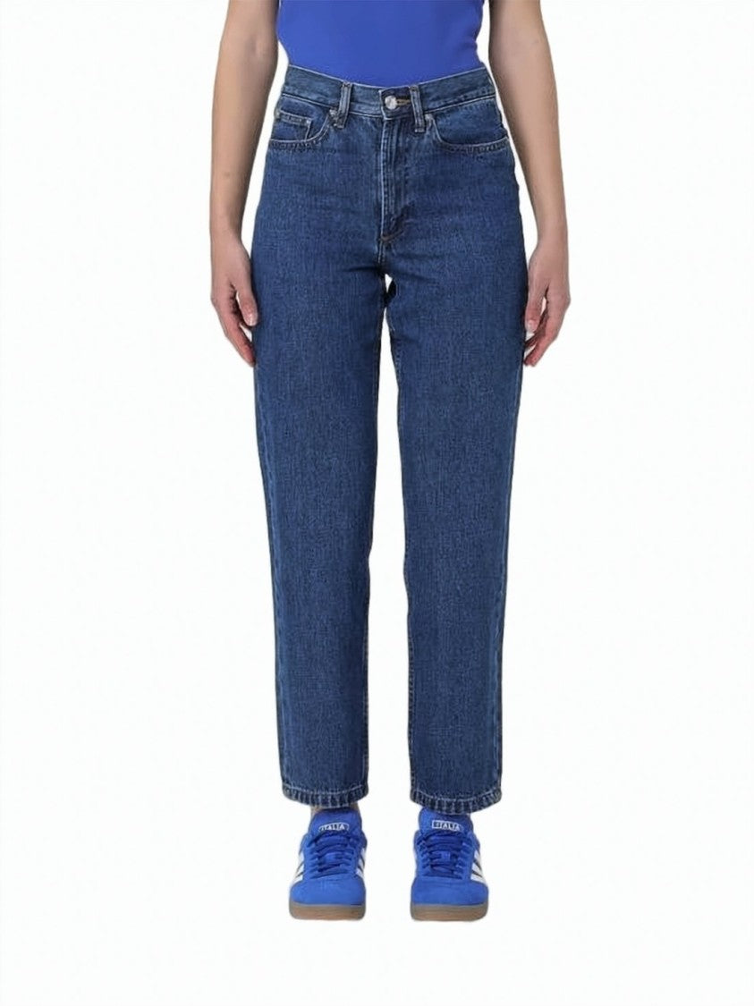 A.P.C. Straight-Leg Denim Pants With Mid-Rise Waist And Classic Five-Pocket Design
