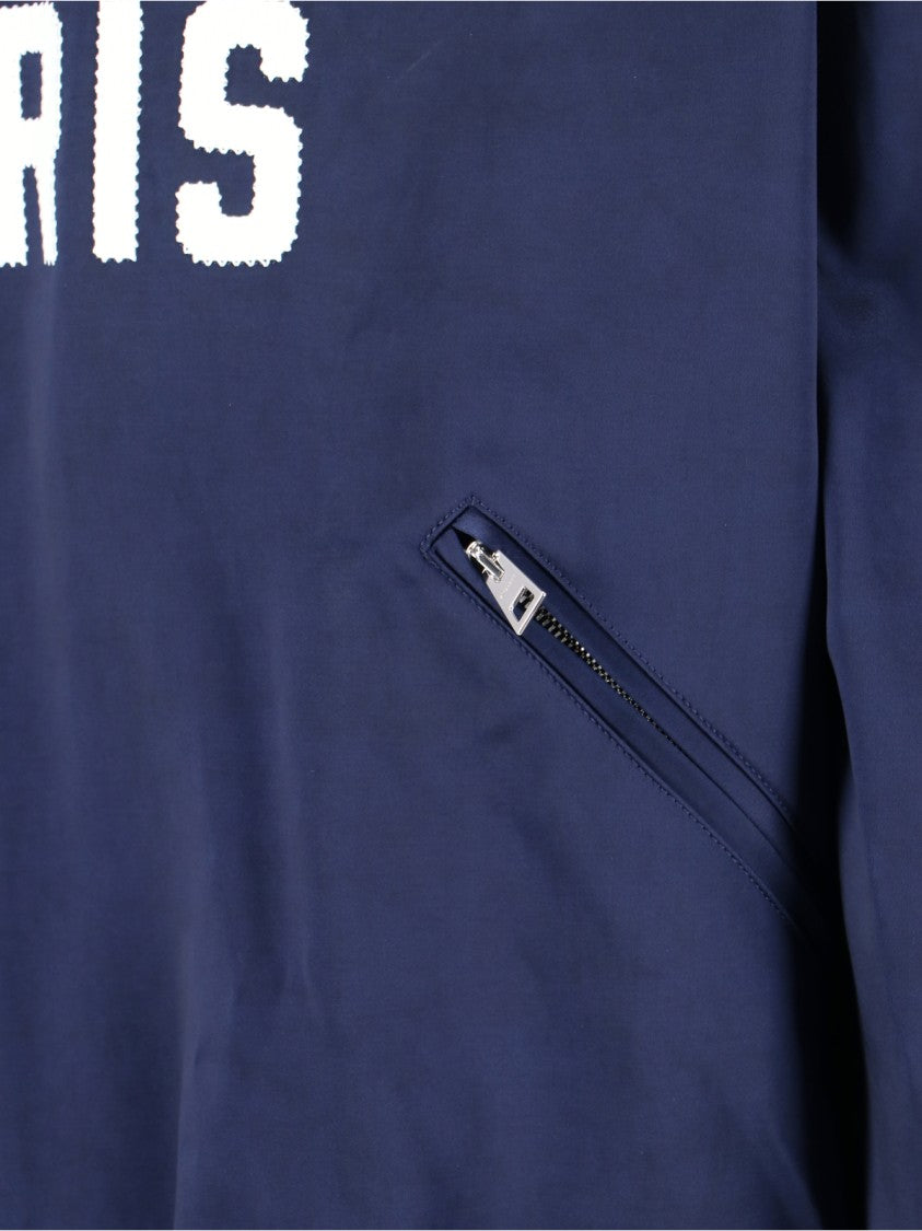 Givenchy Logo Bomber Jacket – Navy Blue