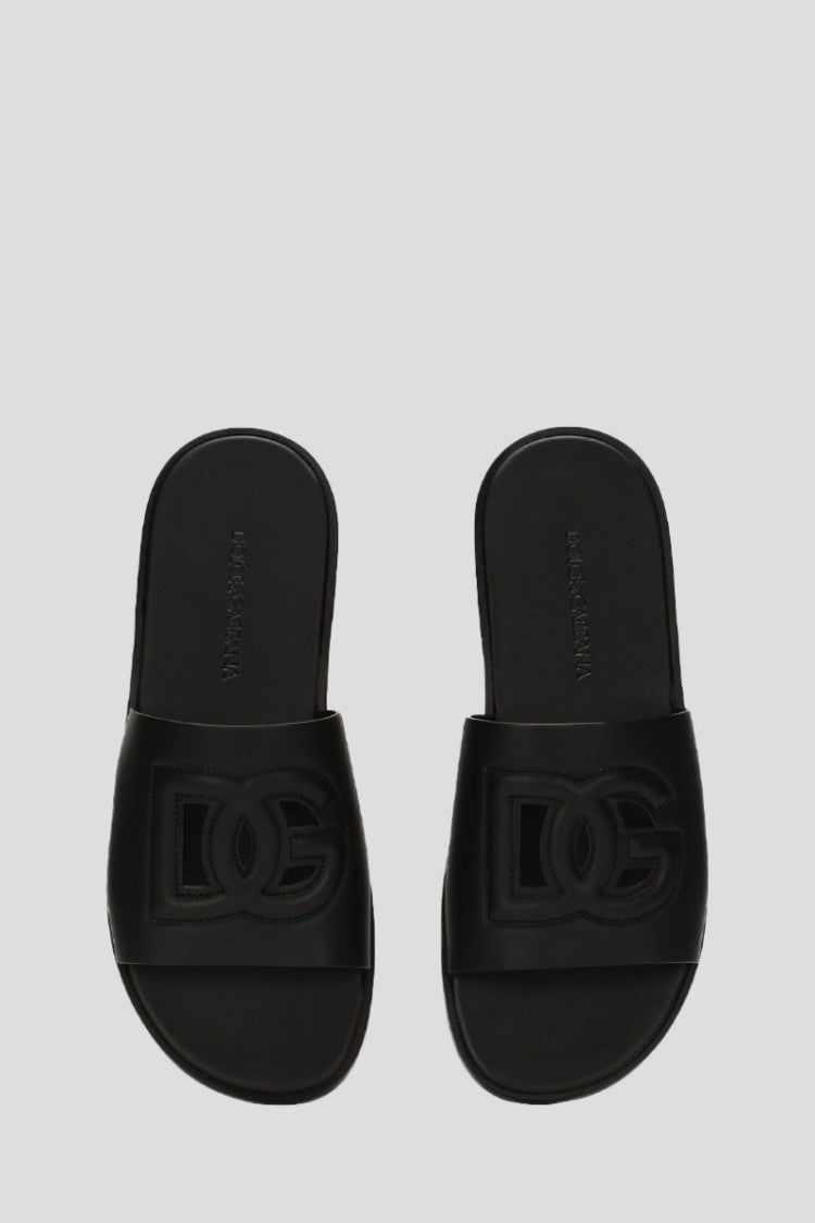 Dolce & Gabbana Leather Sliders