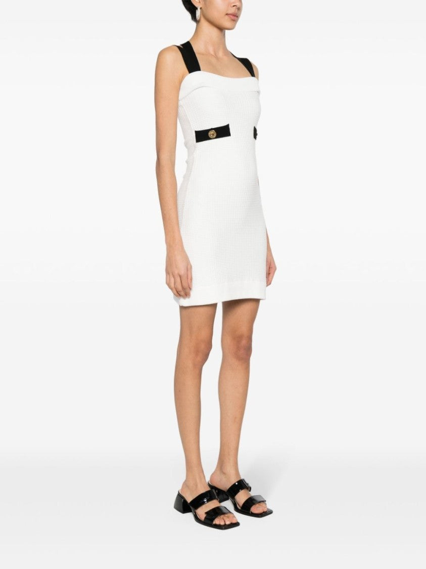 Patou 3D-Knit Mini Dress With Decorative Details