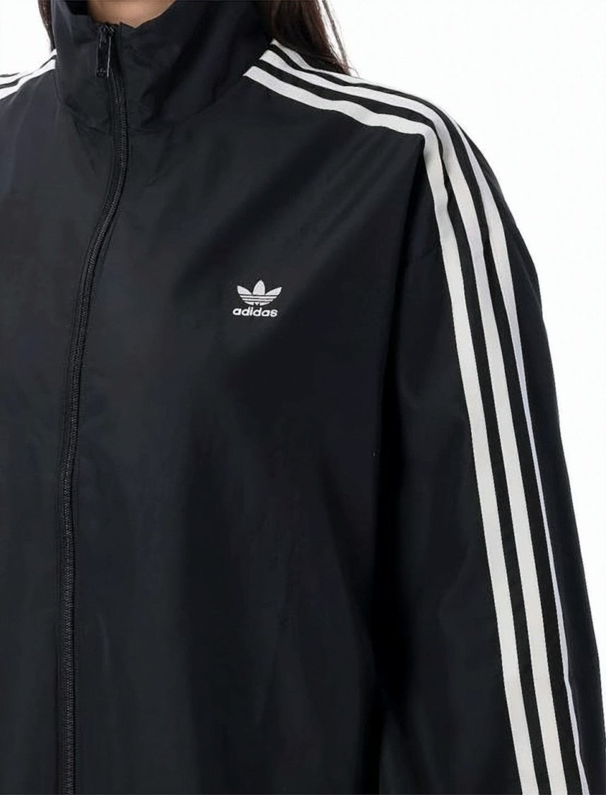 Adidas Oversized Track Top With High Collar