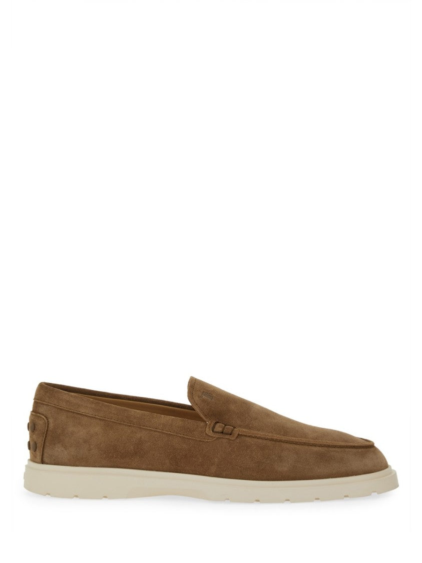 Tod's Brown Leather Slipper Loafers