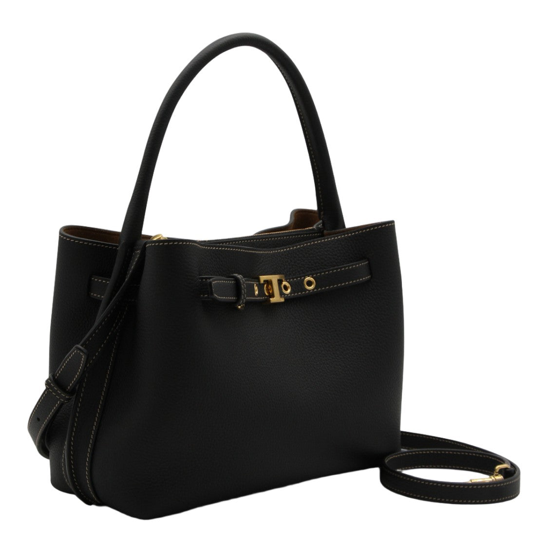 Tod's Structured Handbag With Gold-Tone Buckle Detail