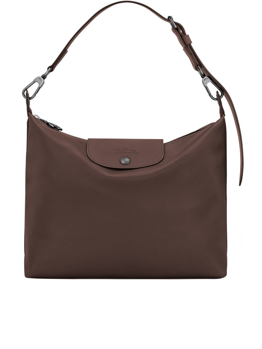 Longchamp Brown Le Pliage Xtra Leather Handbag