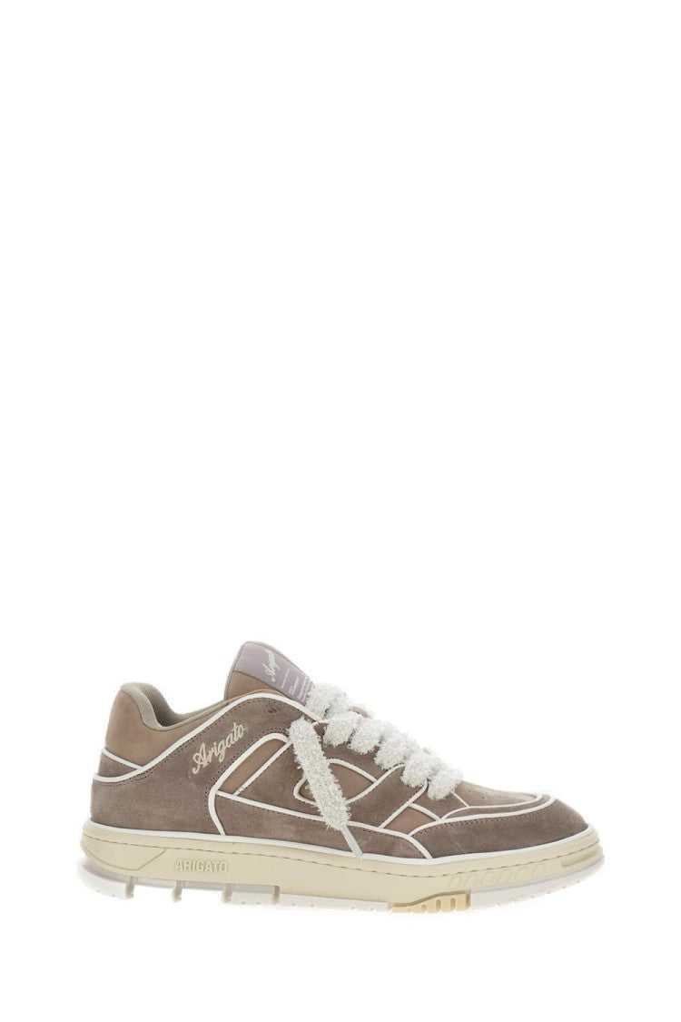 Axel Arigato Low-Top Nubuck Sneakers With Embroidered Logo