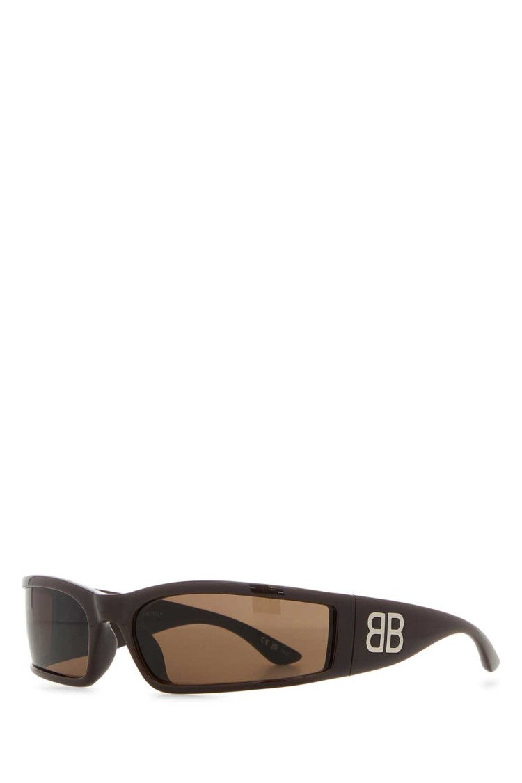 Balenciaga Brown Acetate Sunglasses