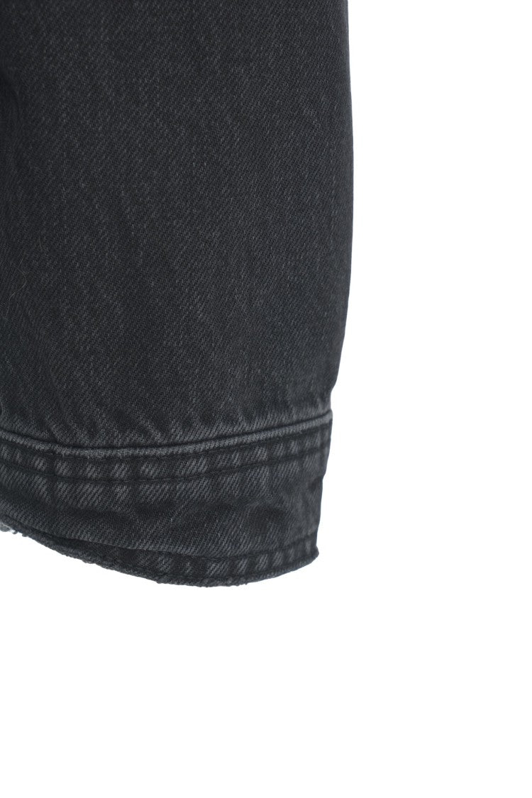 Represent Boxy Fit Denim Jacket With Distressed Finish