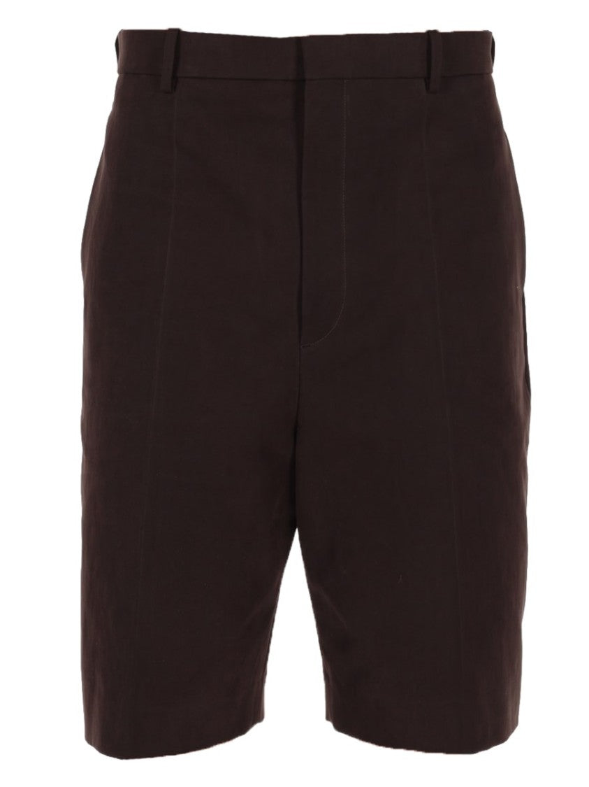 Bottega Veneta Tailored Cotton Gabardine Shorts