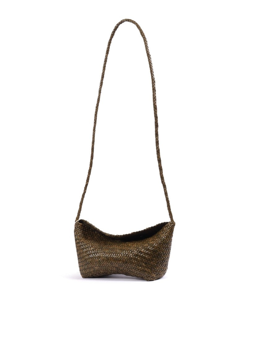 Dragon Diffusion Corsina Diagonal Weave Shoulder Bag