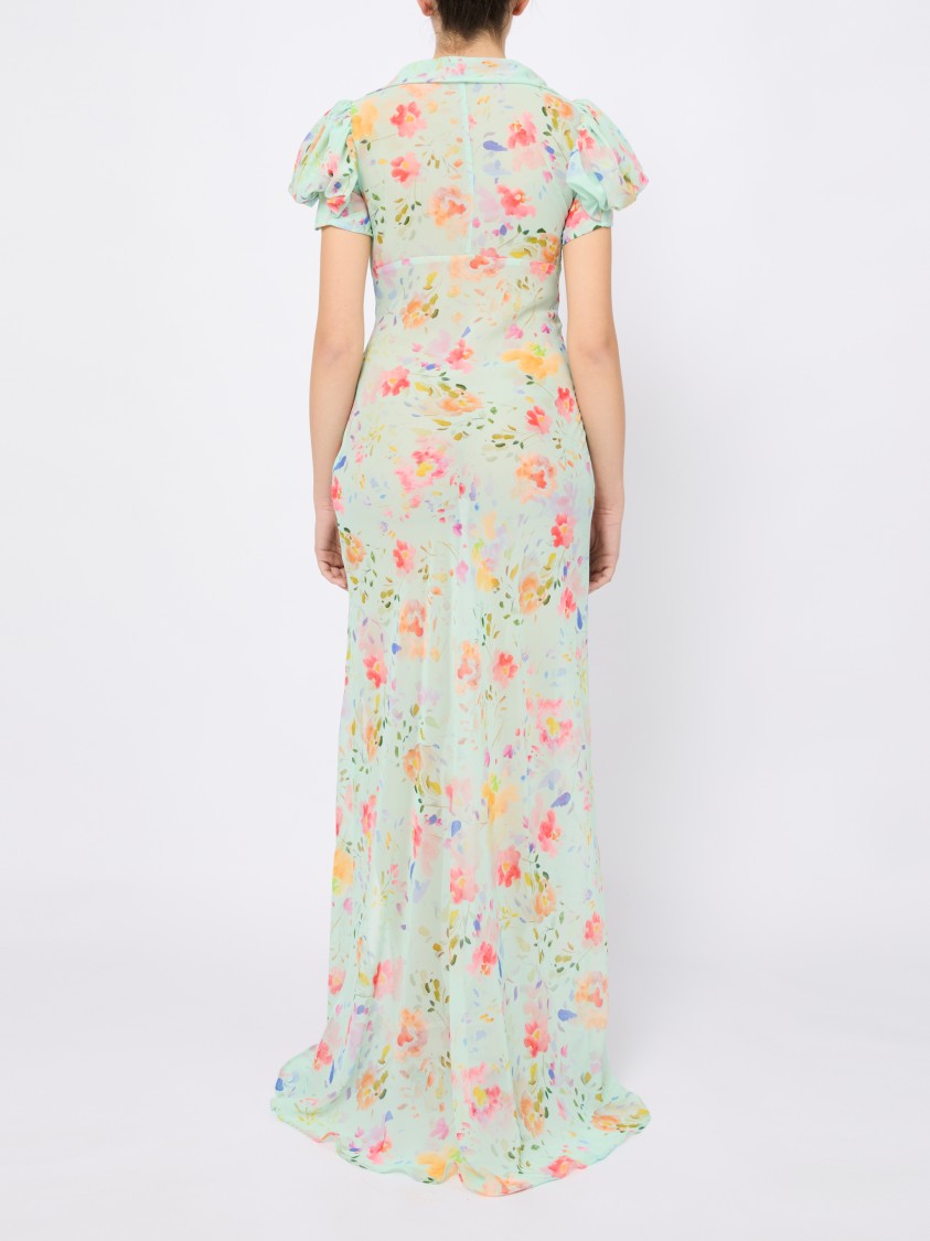 Mar De Margaritas Sea Of Daisies Green Dress