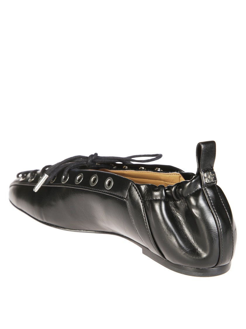 Ganni Ballet Flats With Pointed Toe