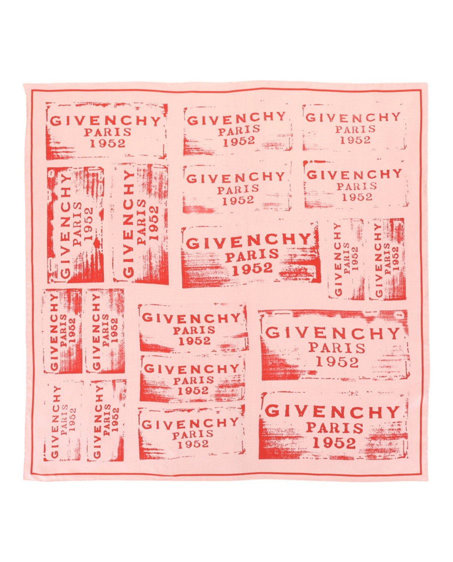 Givenchy Patchwork Stamp Silk Scarf