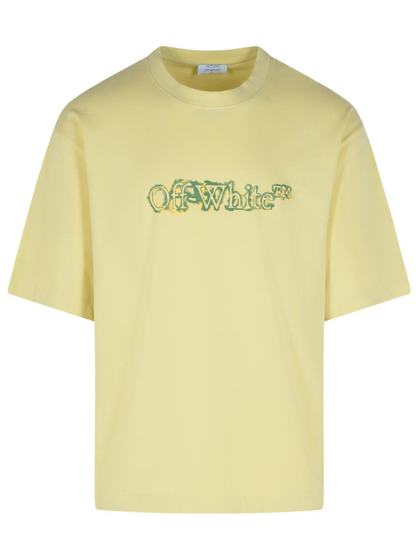 Off-White 'Cloudy Arrow' Ivory Cotton T-Shirt