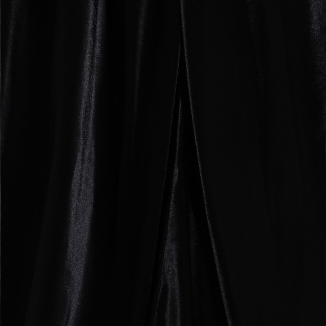 Alberta Ferretti Fitted Black Midi Dress