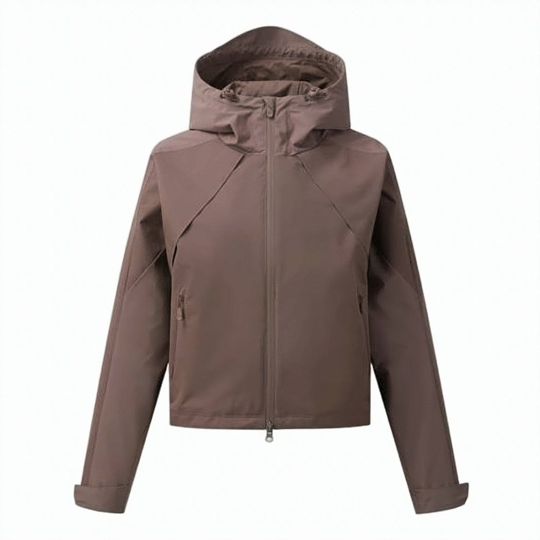 Salomon Brown Functional Jacket With Hood