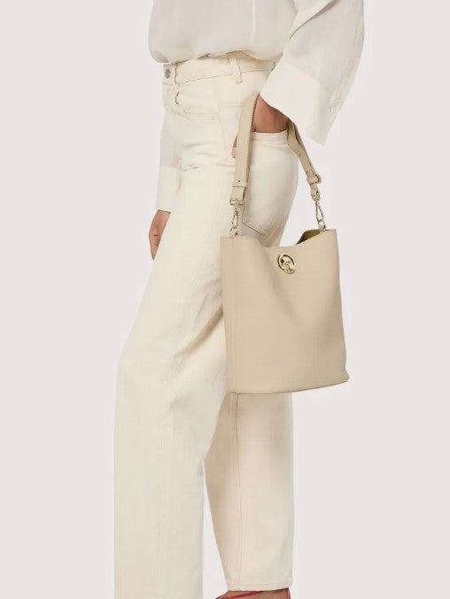 Coccinelle Structured Bucket Bag With Turn-Lock Closure