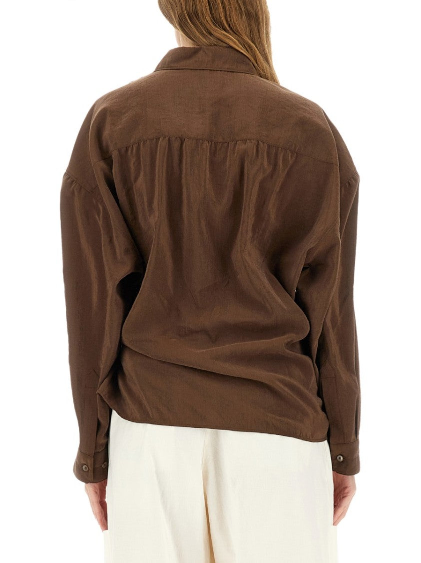 Lemaire Straight Twisted Collar Shirt