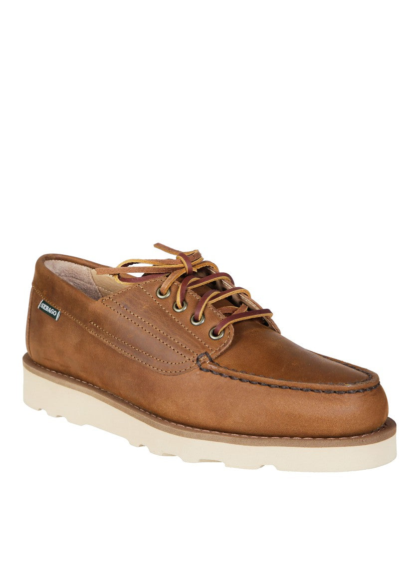 Sebago Classic Brown Leather Boat Shoes