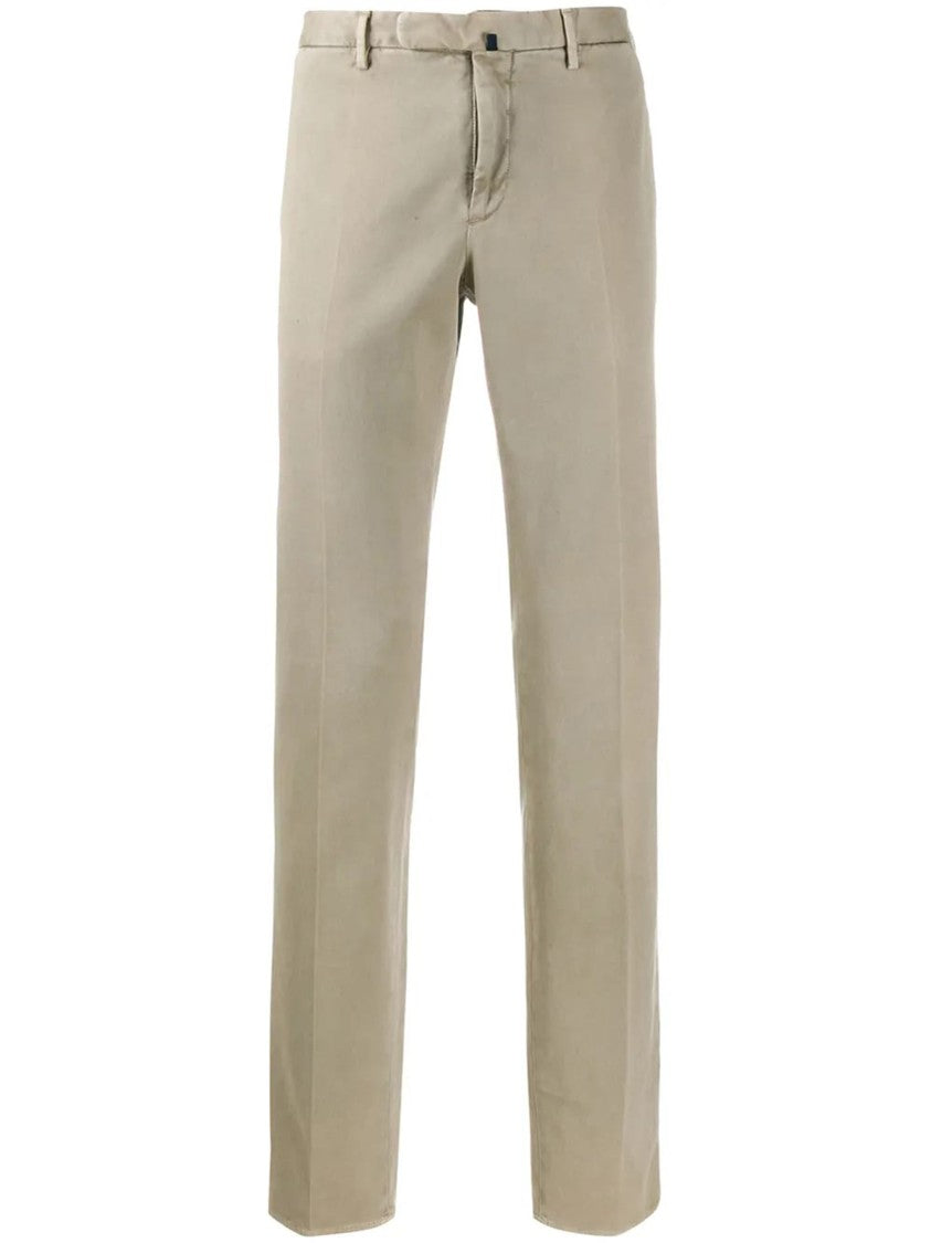 Incotex Beige Tight Fit Trousers