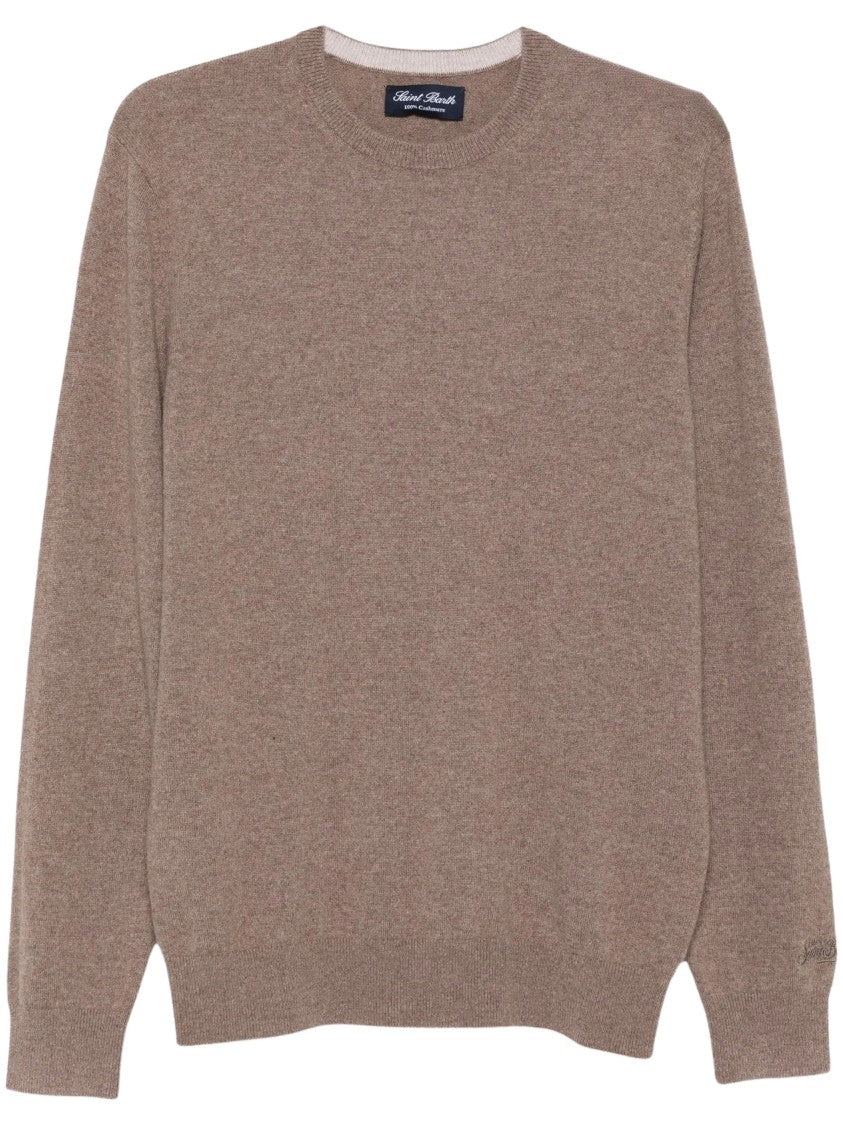 Mc2 Saint Barth Fine Knit Regent Crewneck Cashmere Sweater